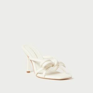 Margi Optic White Bow Heel Size 9